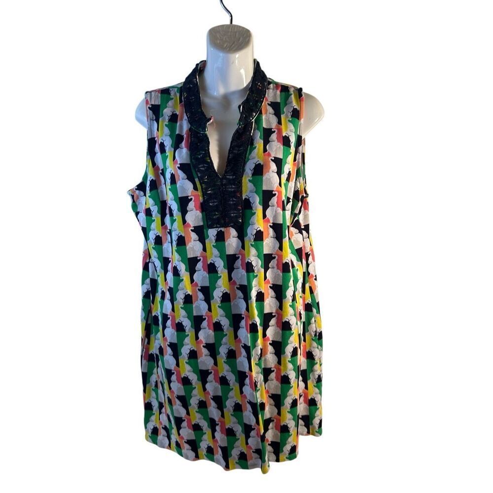 Crown Ivy dress elephants large rayon‎